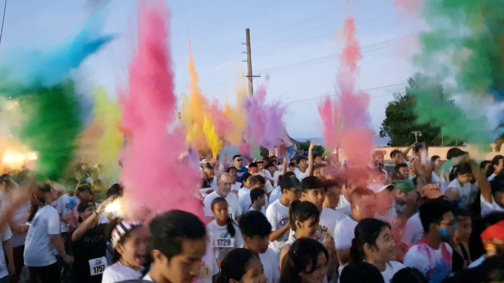 Guam in Photos 2019 - November - 14th Color Run makes a splash